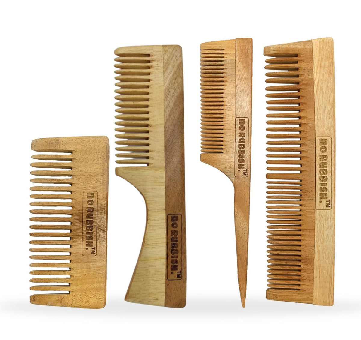 Neem Wood Comb (Pack of 4)