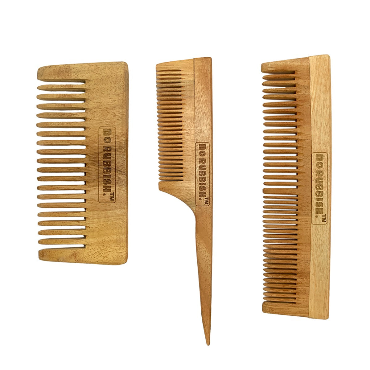Neem Wood Comb (Pack of 3)
